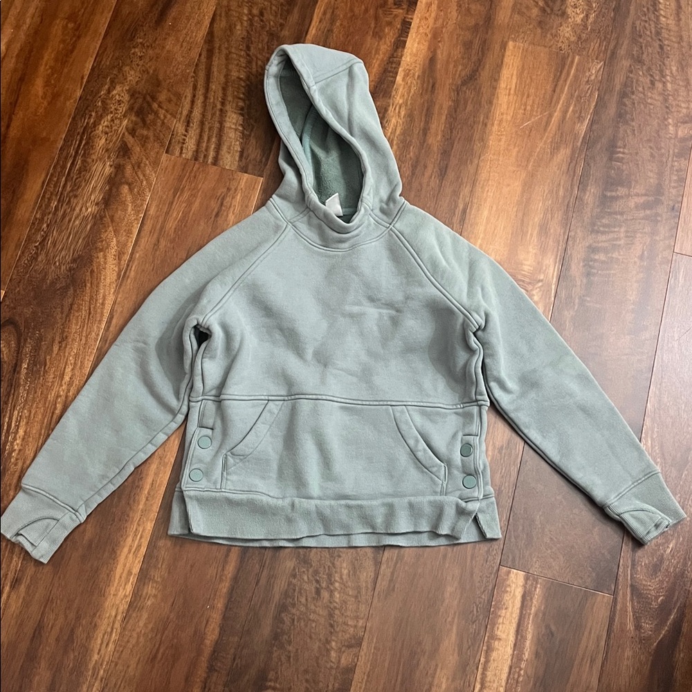 Green hoodie
